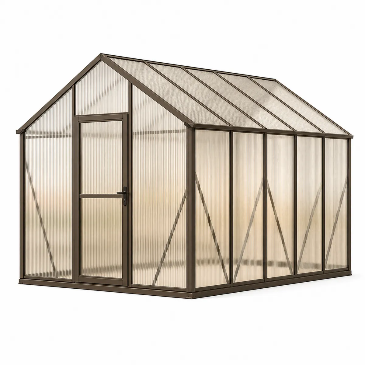 Serre de jardin en aluminium et polycarbonate-Classicabodee