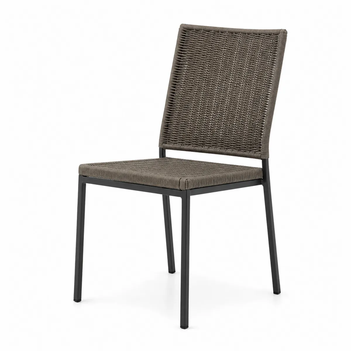 Chaise de jardin en acier et corde tressée-Classicabodee