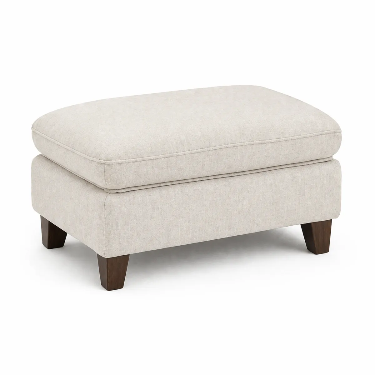 Repose-pieds en tissu avec pieds en bois-Classicabodee