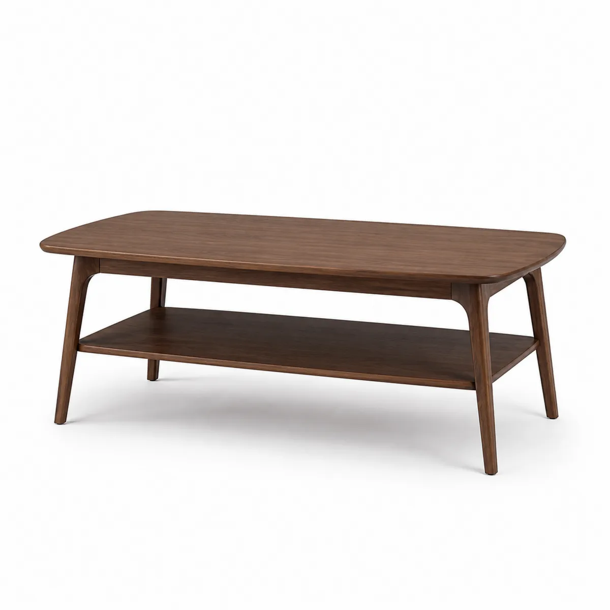 Table basse en bois massif 110x60x45 cm Noyer-Classicabodee