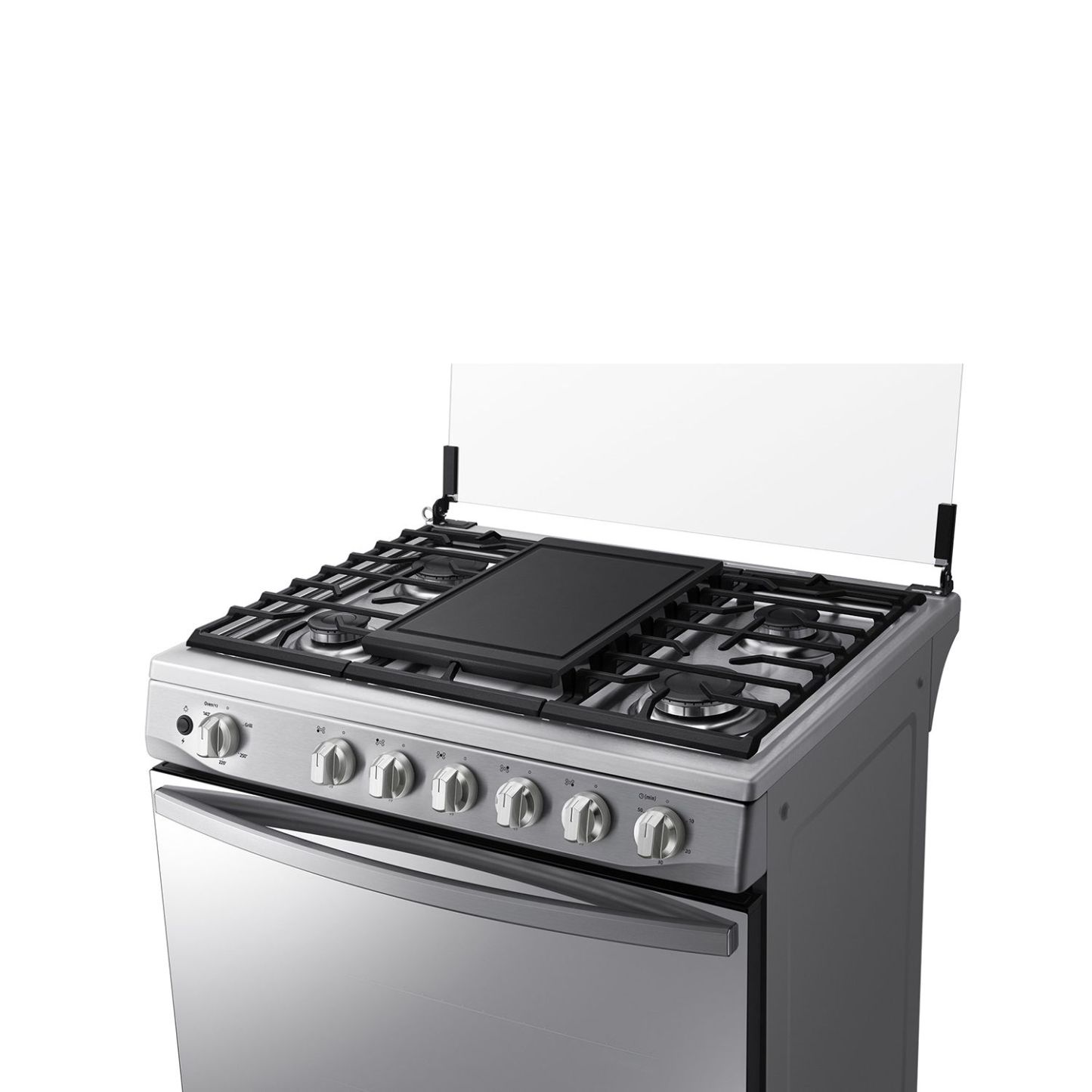 Cocina a Gas , 5 hornillas Mirror Look