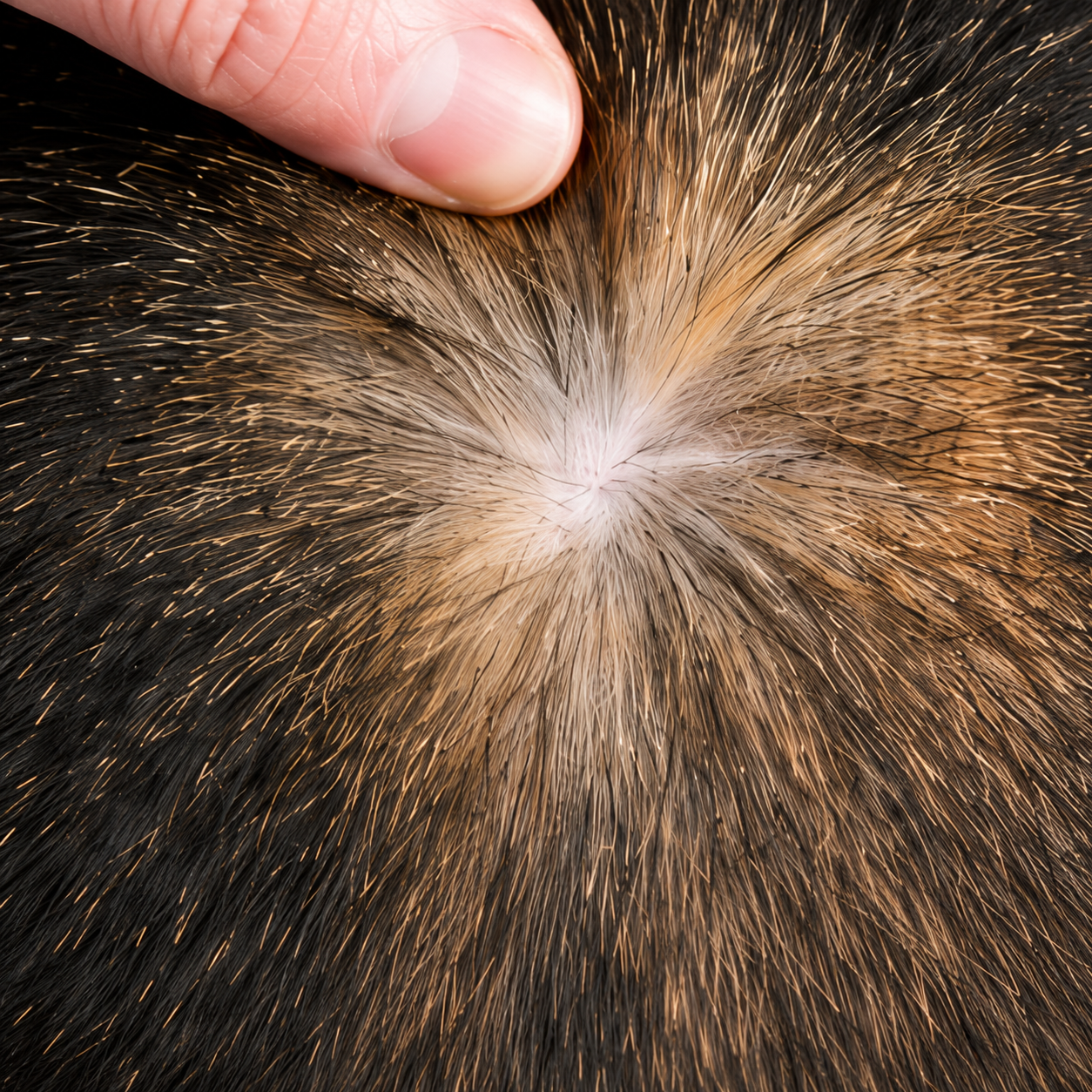 Calmer-looking skin & coat