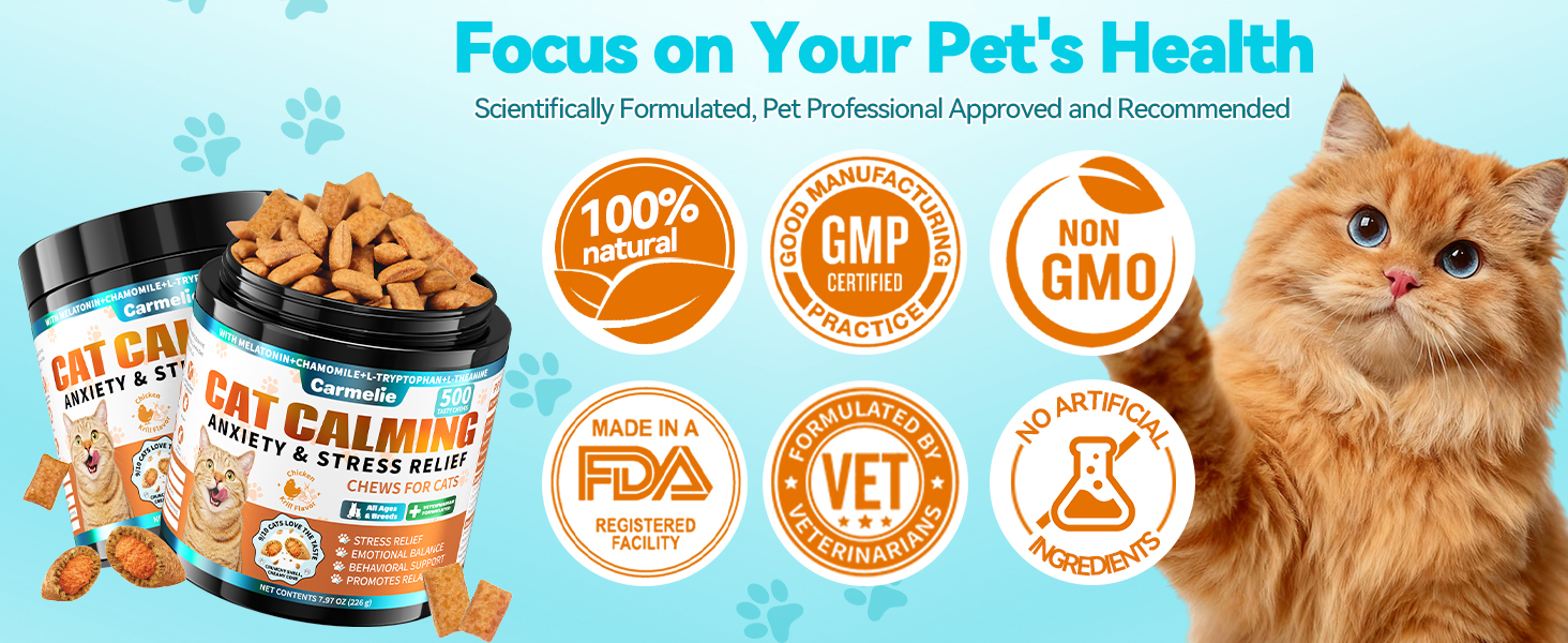 Carmelie Cat Calming Treats