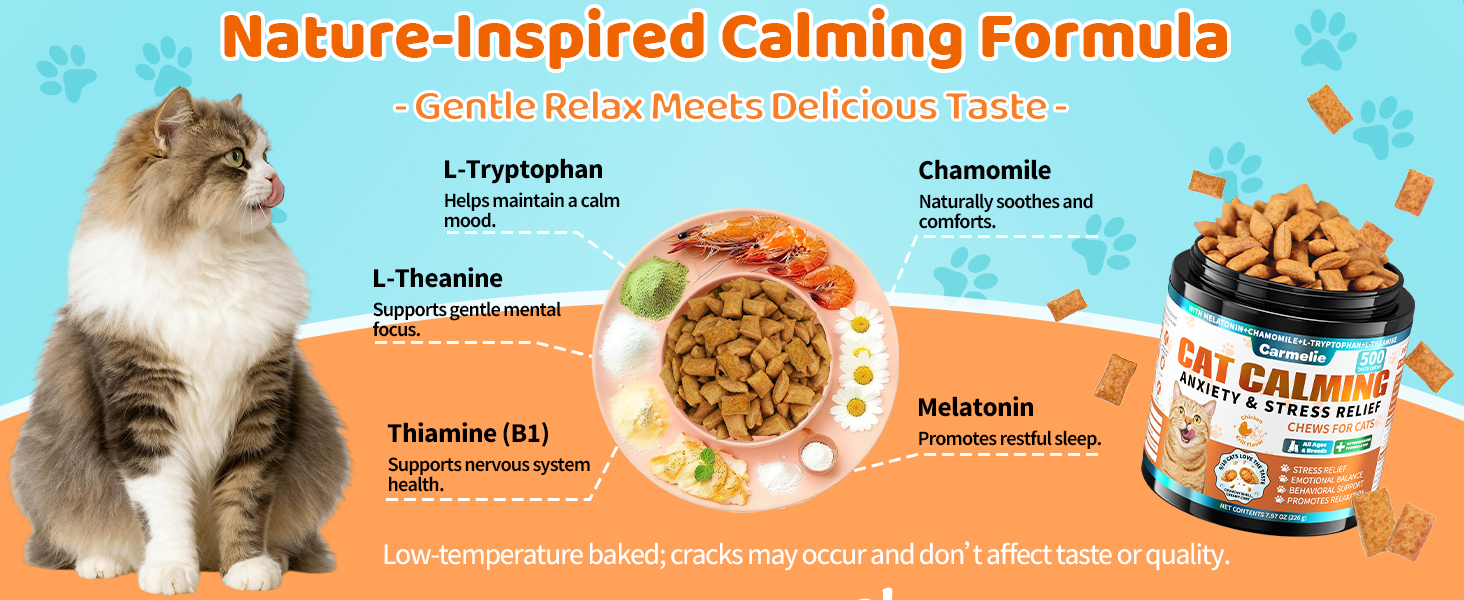 Carmelie Cat Calming Treats
