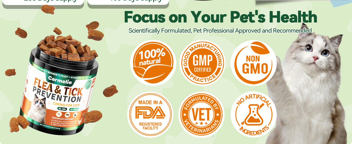 cat flea and tick treats