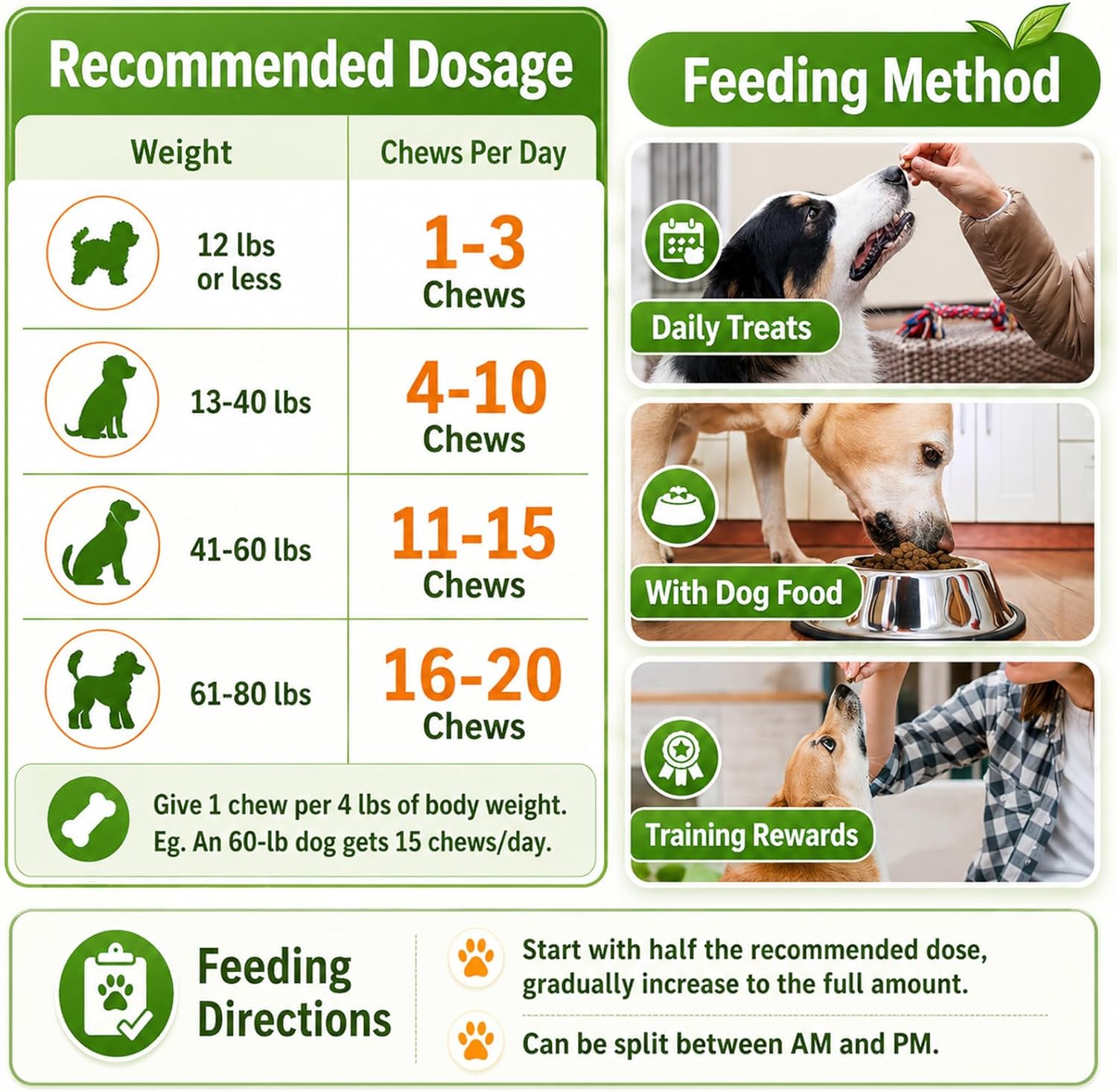 Flea and Tick Prevention for Dogs Chewables, 500ct Dog Flea and Tick Treatment with Multivitamins - Support Skin & Coat - Tasty Treats for All Breeds - Crunchy & Savory Chicken and Krill Flavor