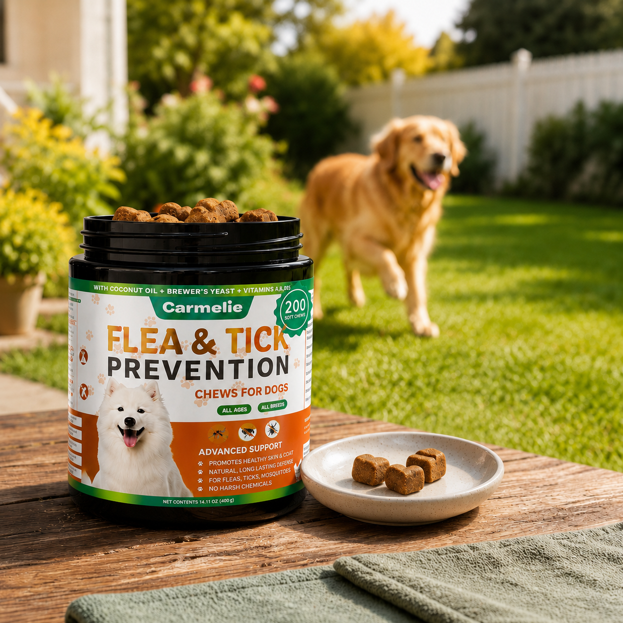 Carmelie Flea & Tick Soft Chews
