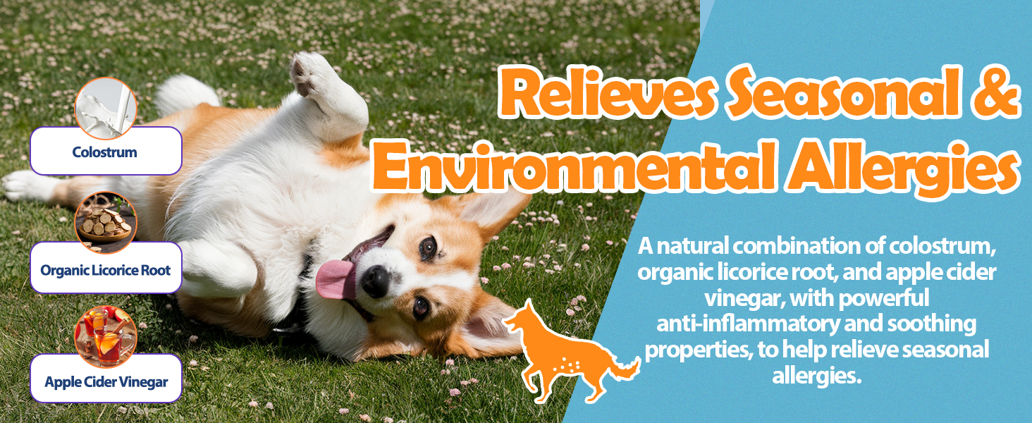 Relieves Seasonal &amp; Environmental Allergies