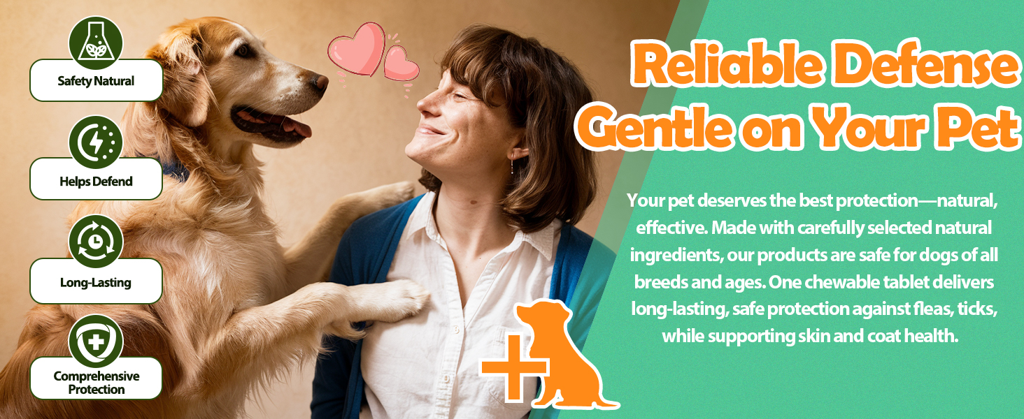 dog flea and tick chews