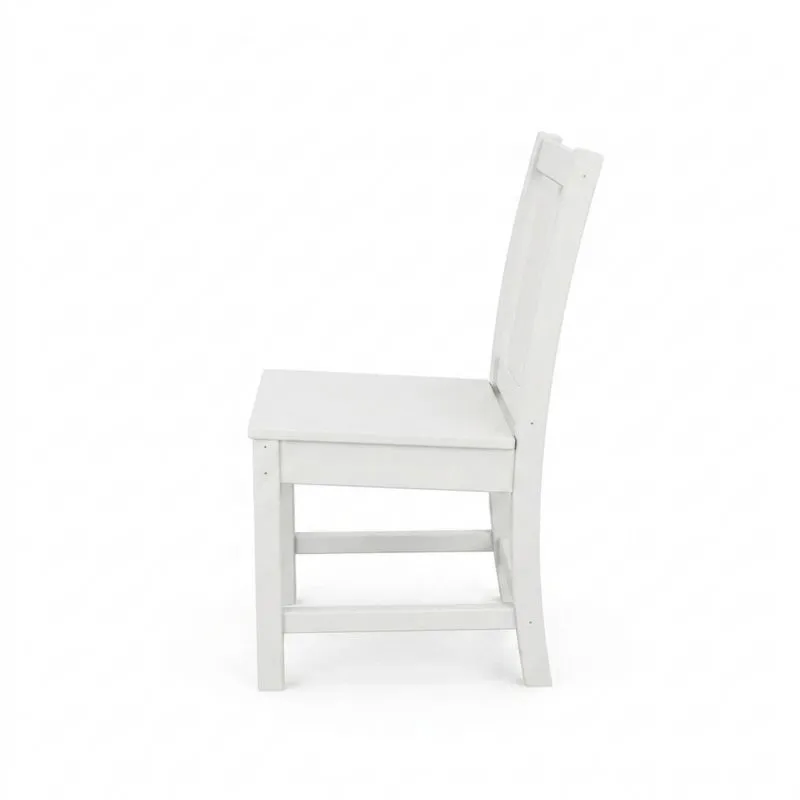 Silla de Madera de Pino Blanca-Sylverando