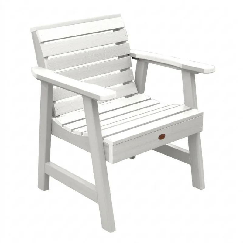 Silla de Jardín de Madera de Acacia Blanca-Sylverando