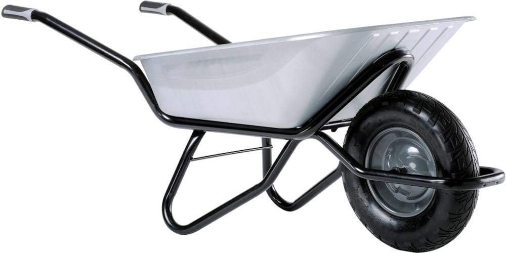 Brouette Haemmerlin Caisse 120L Chariot Métal Pneumatique Chantier Usage Professionnel-Roluxyhome