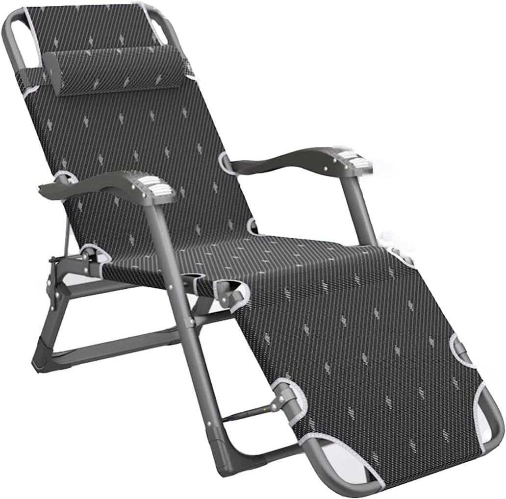 DANNMPX Chaise Longue Camping Pliante Siège Portable Pêche Plage Pique Nique Relaxation - Chaise Longue Portable Camping-Roluxyhome