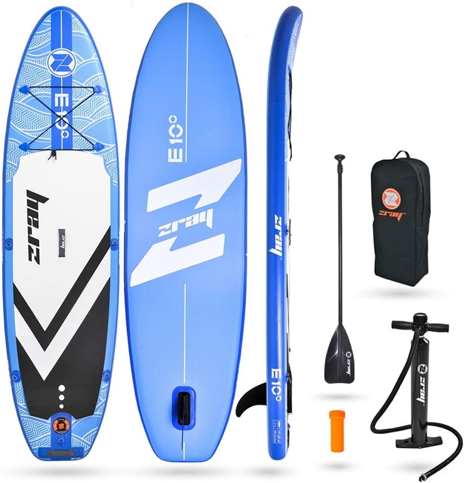 Zray paddle gonflable stand up paddle 297x76x13 cm PVC usage adulte sport nautique planche sup polyvalente - paddle sup léger stable débutant intermédiaire - usage loisirs et navigation-Roluxyhome