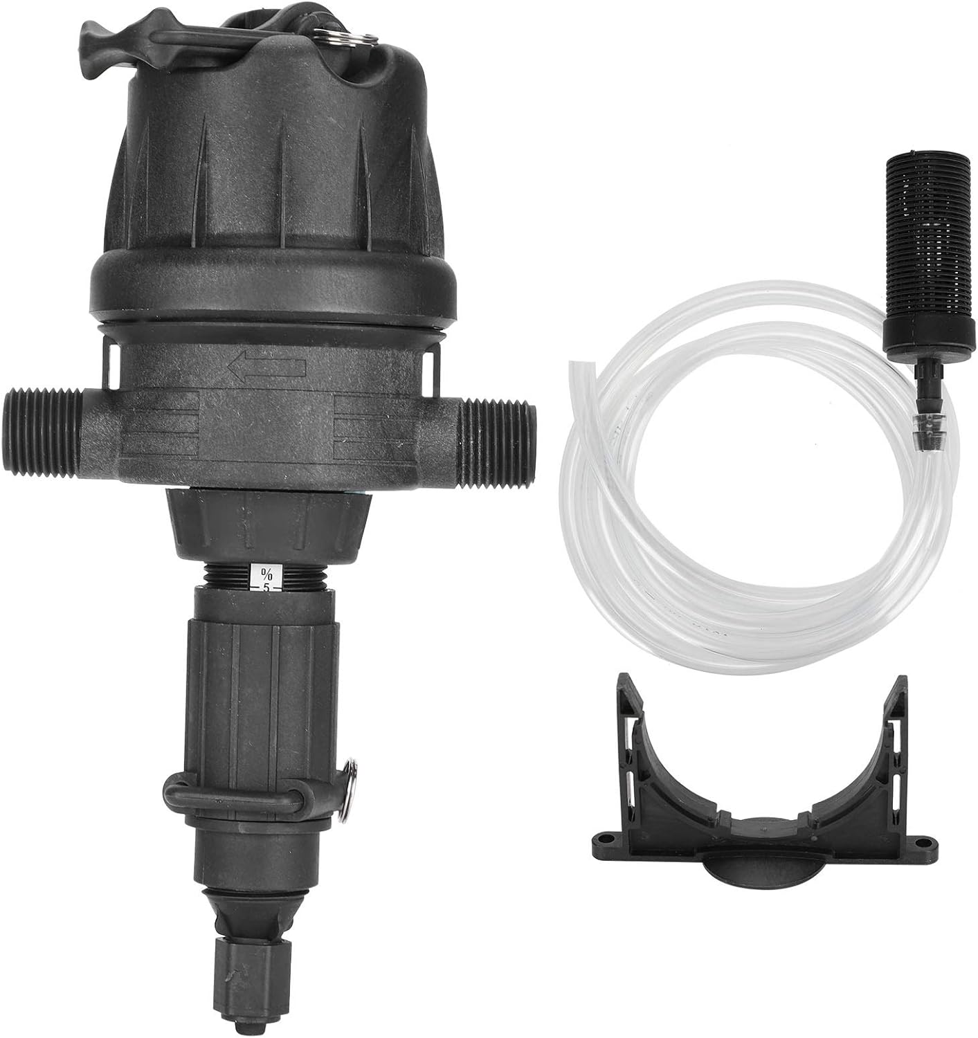 Dispositif de Dosage Automatique Injecteur Engrais Hydro Alimenté Irrigation Agricole Jardinage Plastique 23x12cm 625g-Roluxyhome