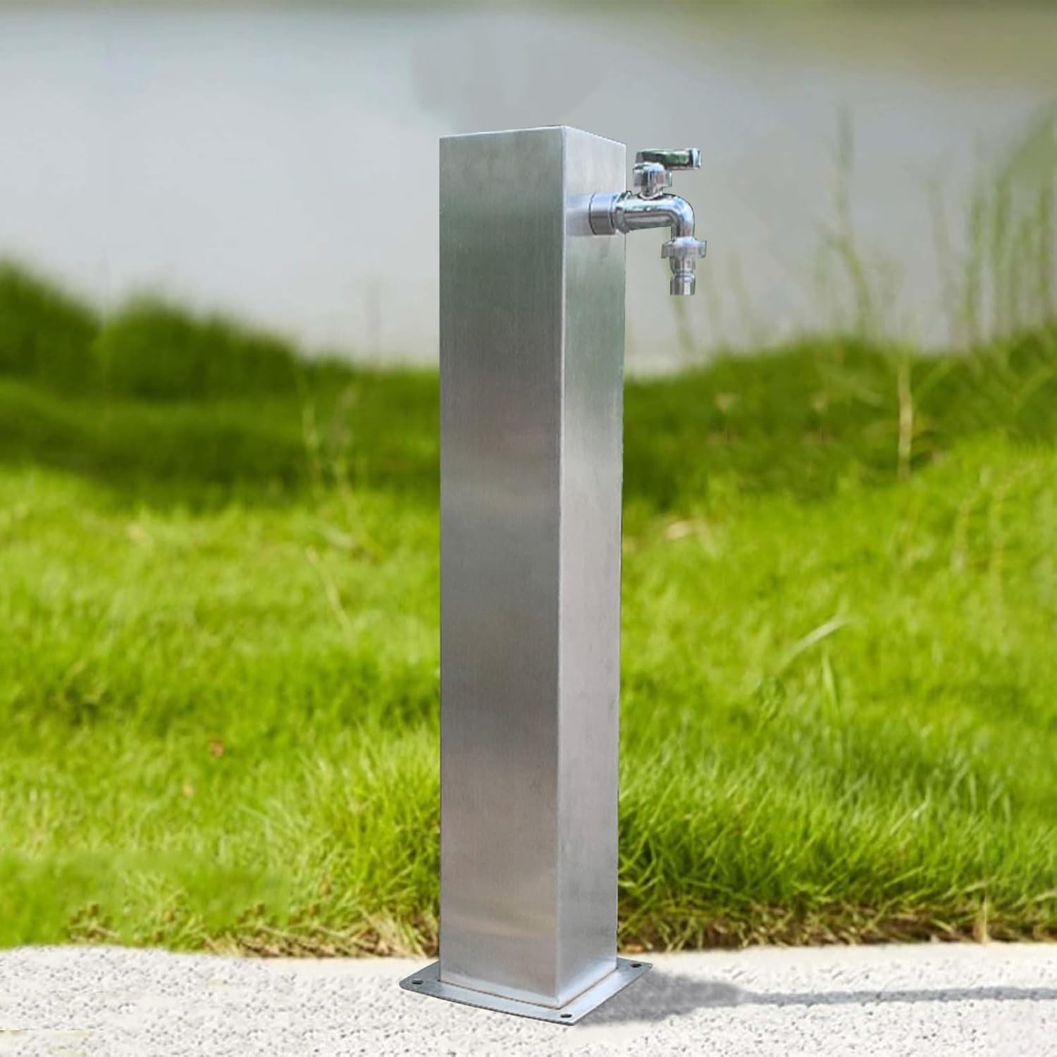 Colonne Exterieure Acier Inoxydable Robinet Arrosage Jardin Lavage Fournitures Jardinage A1-Roluxyhome