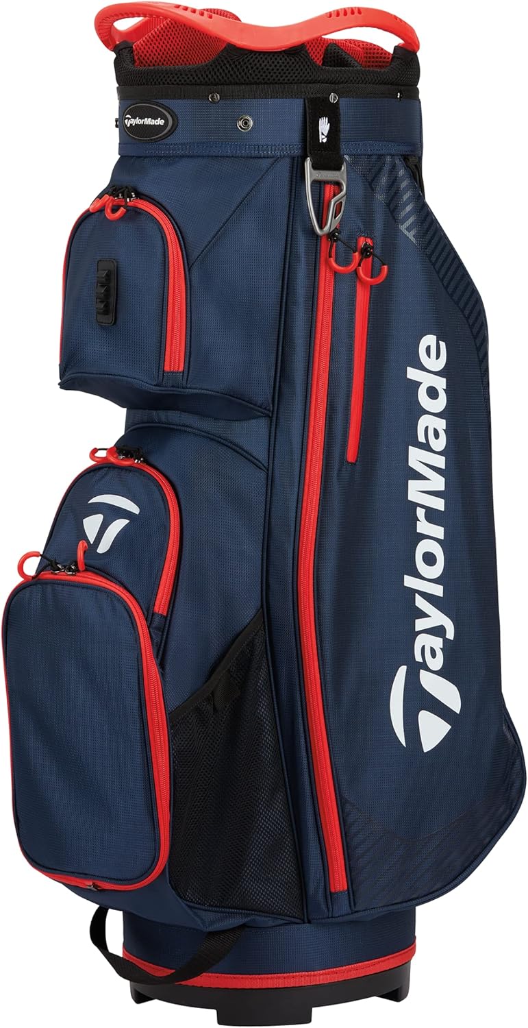 Taylormade 2023 Sac de Chariot Pro Sac Golf Chariot 14 Compartiments 8 Poches Polyester Noir-Roluxyhome