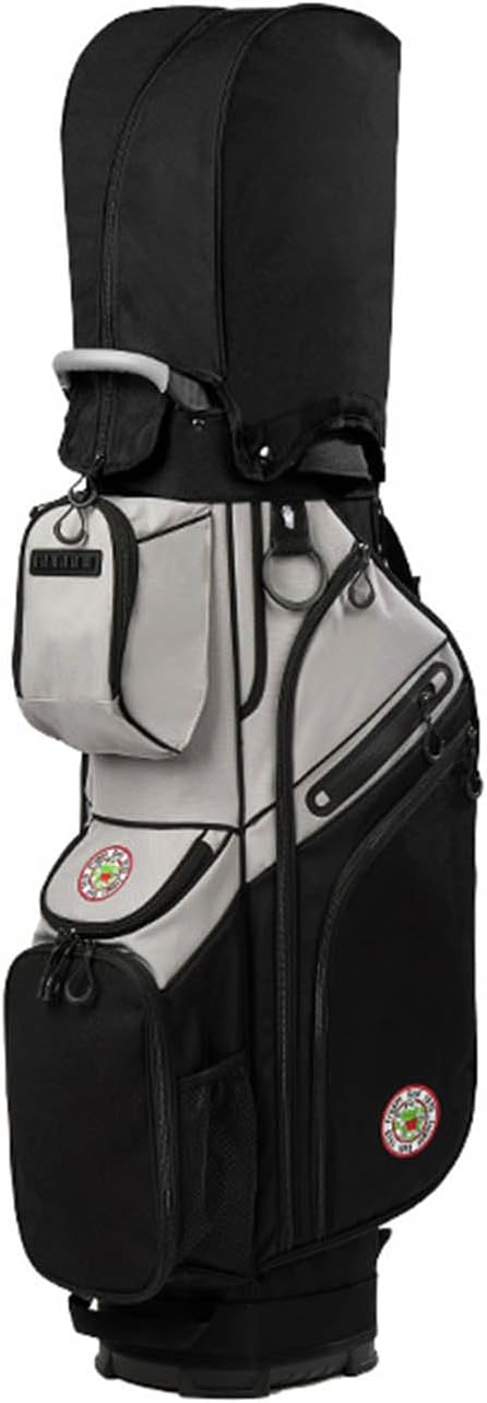 Sac Chariot Golf 14 Compartiments Plateau Silencieux Rangement Noir Gris-Roluxyhome