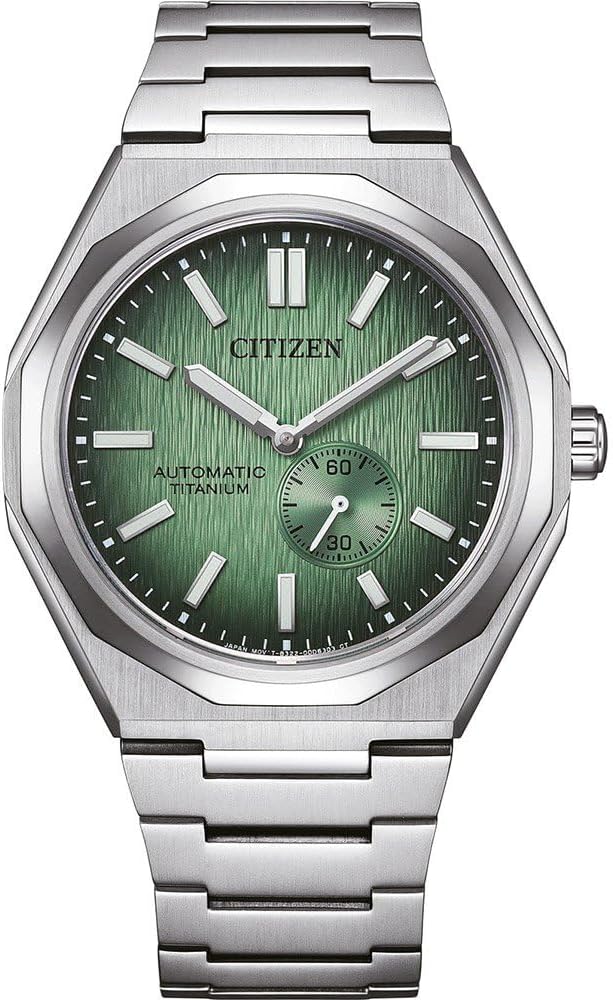 Citizen Zenshin 60 montre homme automatique super titanium analogique usage quotidien Japon élégant léger résistant - montre Citizen titane automatique - usage bureau et lifestyle-Roluxyhome