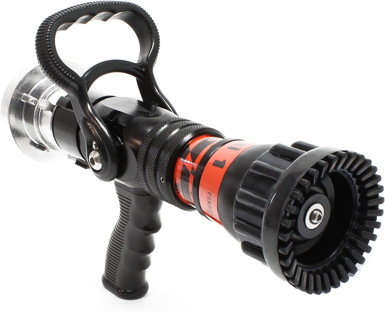 Wiltec Lance Incendie C2 Jet Réglable 150-660 L Min Lutte Contre Incendie Irrigation Aluminium Plastique Rouge Noir Argent-Roluxyhome