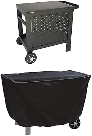 Cook in garden desserte REVA 80 chariot jardin exterieur metal noir rangement multi niveaux-Roluxyhome