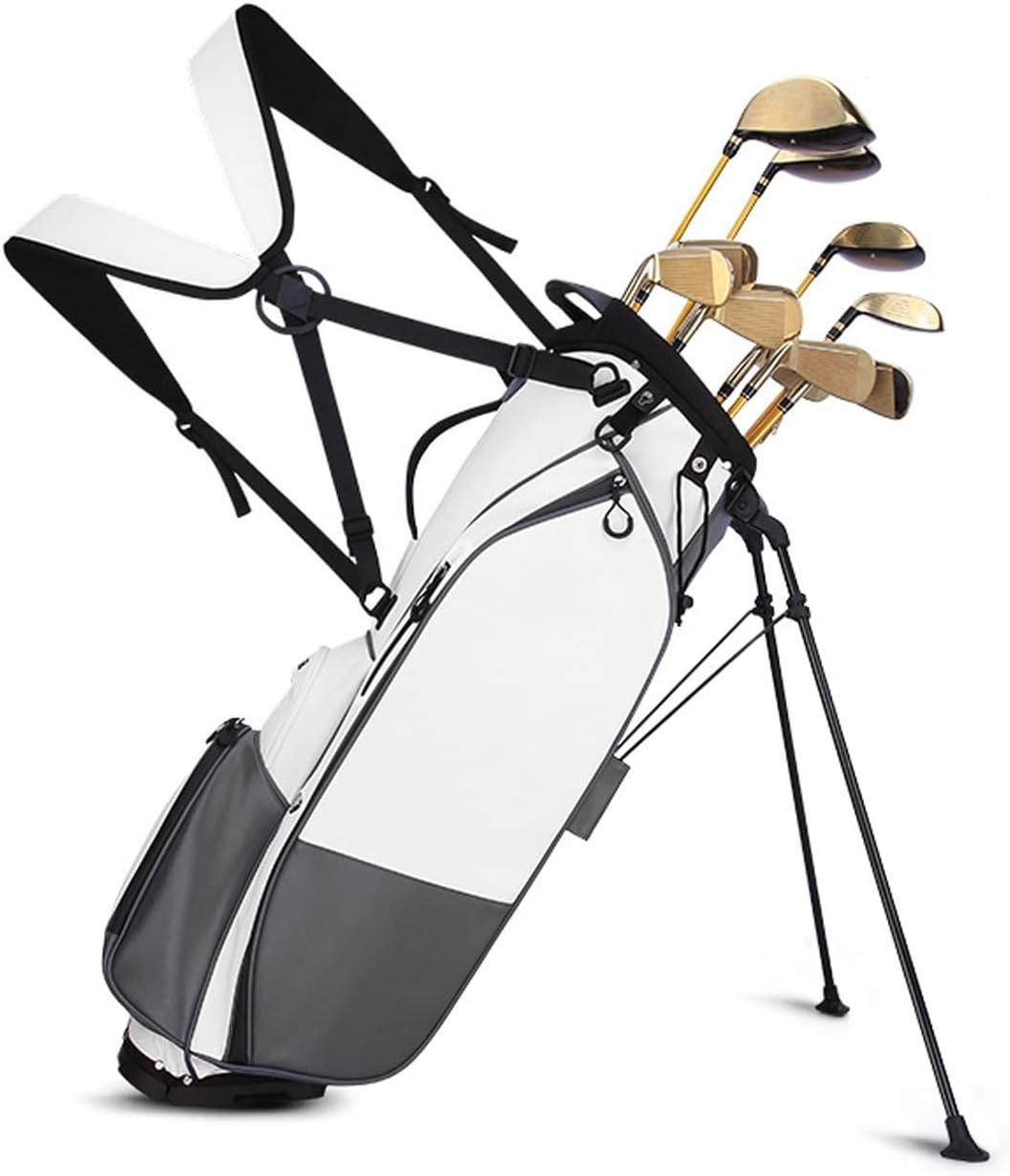 GVNFJKJK Sac de Golf Léger Hommes Support Séparateur 5 Voies Gris - Sac Golf Organisation - Transport Pratique-Roluxyhome