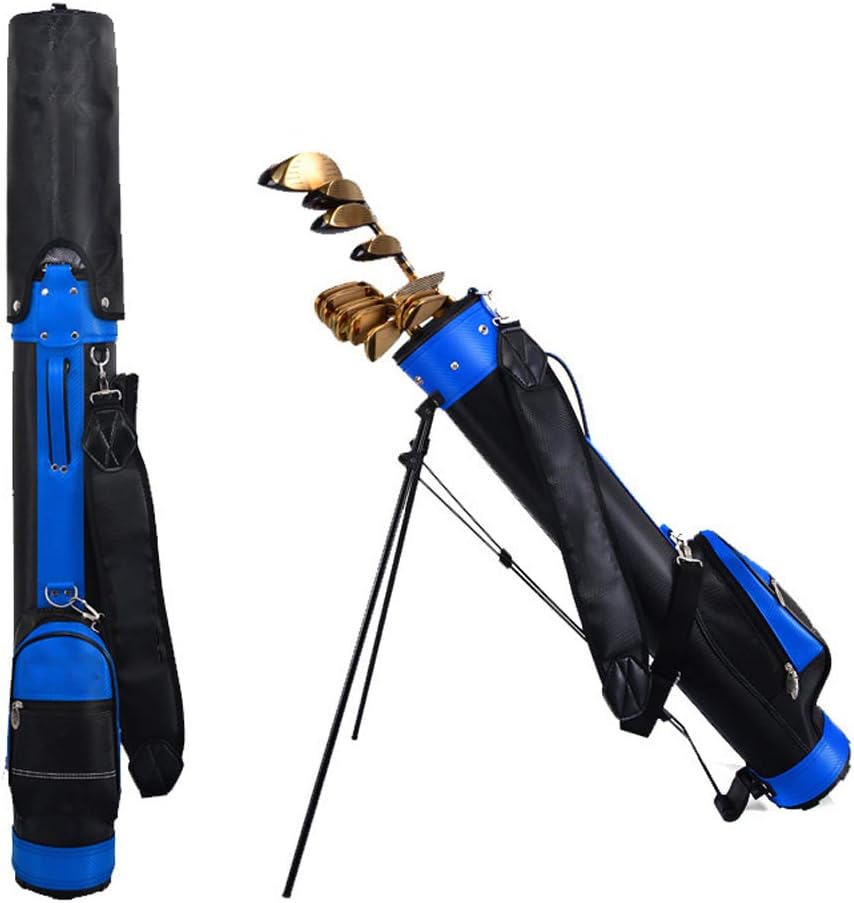 GVNFJKJK Sac de Golf Léger Support Hommes Femmes PU Ultra Léger Bleu - Sac Golf Support - Transport Terrain-Roluxyhome