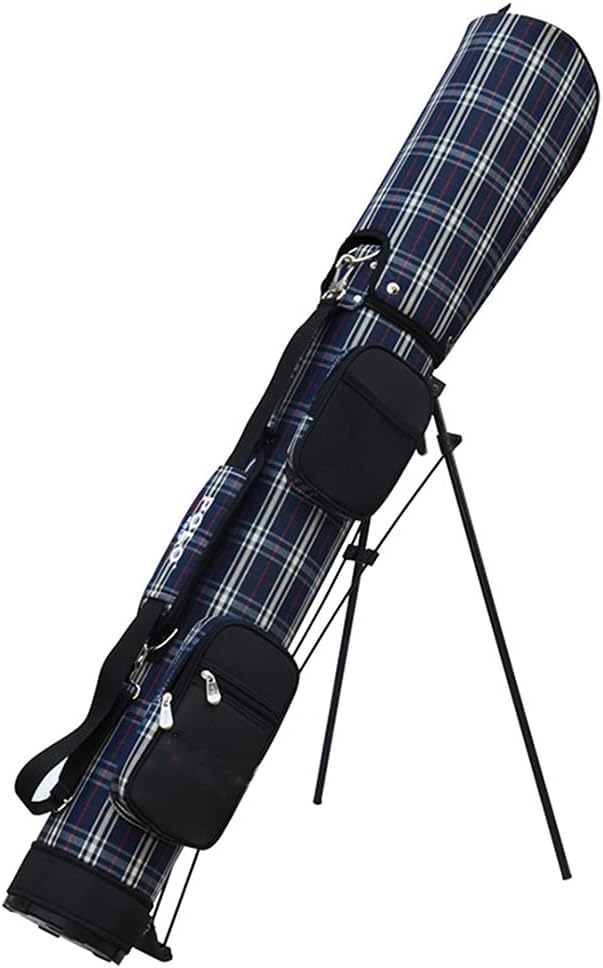 GVNFJKJK Sac de Golf Support Léger Portable Grande Capacité Sunday Bag Treillis Bleu - Sac Golf Support - Transport Facile-Roluxyhome