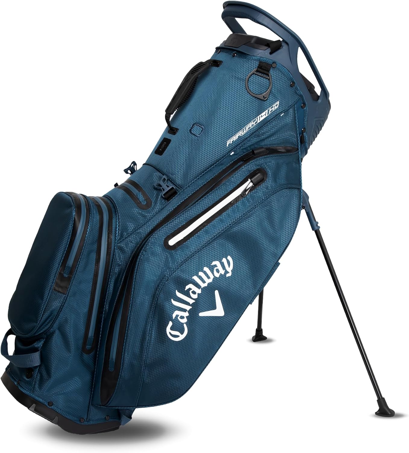 Callaway Golf Fairway 14 HD Waterproof Stand Bag 2025 Sac Golf Stand Étanche 14 Compartiments Bleu Marine-Roluxyhome