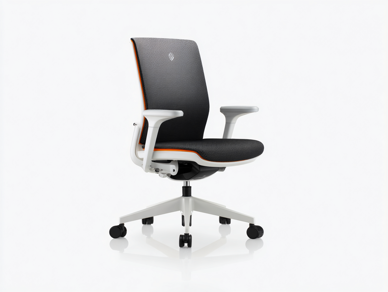 Chaise de bureau-Chaise 1 pièce-tissu maille et plastique-65x65x98 cm-noir-style moderne pivotante avec roulettes et accoudoirs-Lacorsonest
