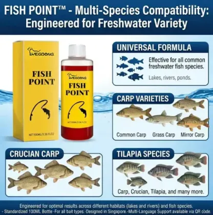 🎣 Concentrated Fish Attractant Liquid🐟Fast-Acting Red Worm Formula