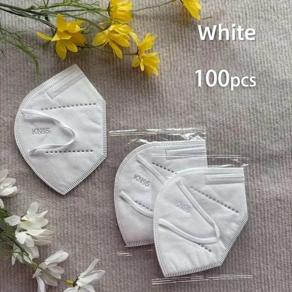 🔥LAST DAY 49% OFF🥇KN95 Mask🛡️5-layer Breathable Design (Set of 100)