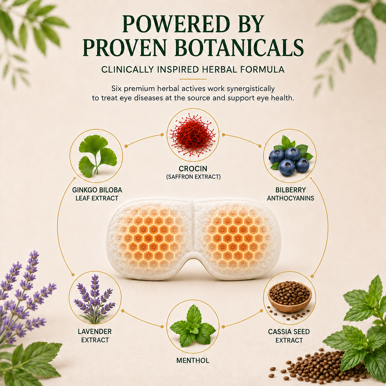 🔥LAST DAY 49% OFF🥇Folivanago® Herbal Miracle Steam Eye Mask