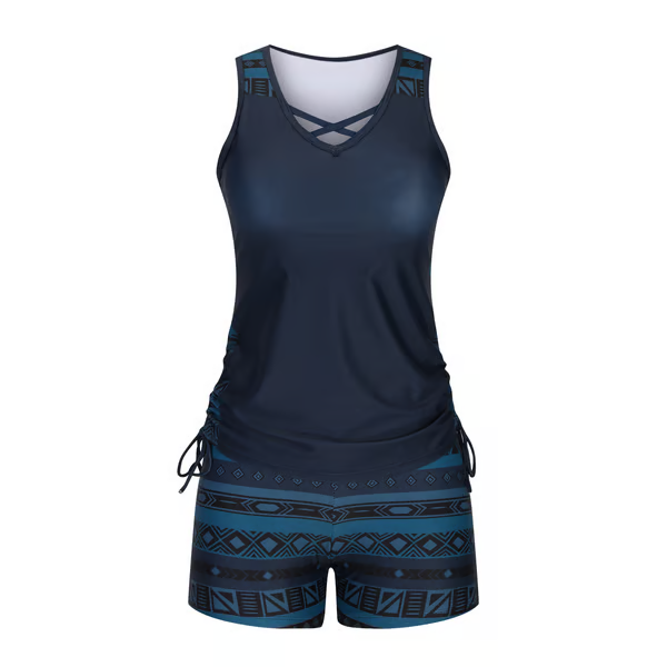 ⏰LAST DAY 60% OFF🔥Miraclesuit Women's Tummy Control Tankini Set with Built-In Bra