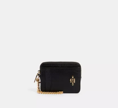 Zip Card Case In Signature Canvas