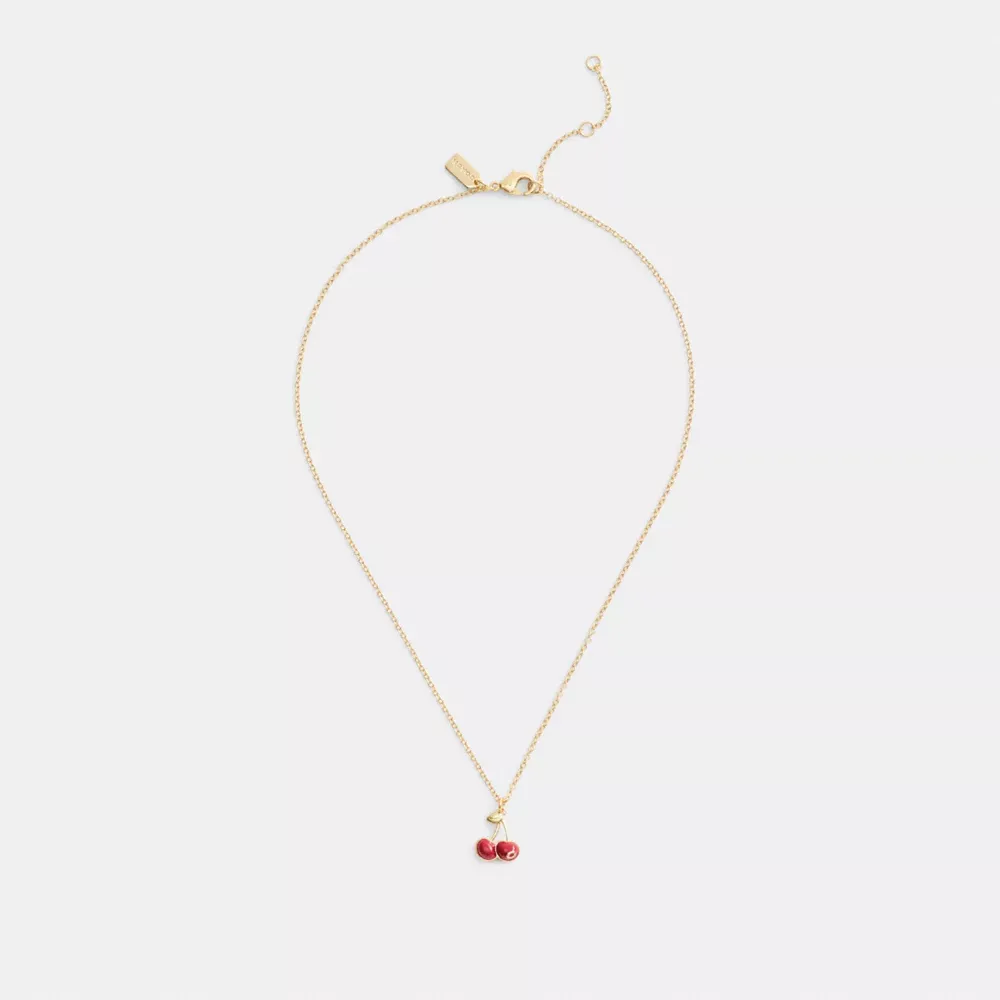  Cherry Charm Pendant Necklace