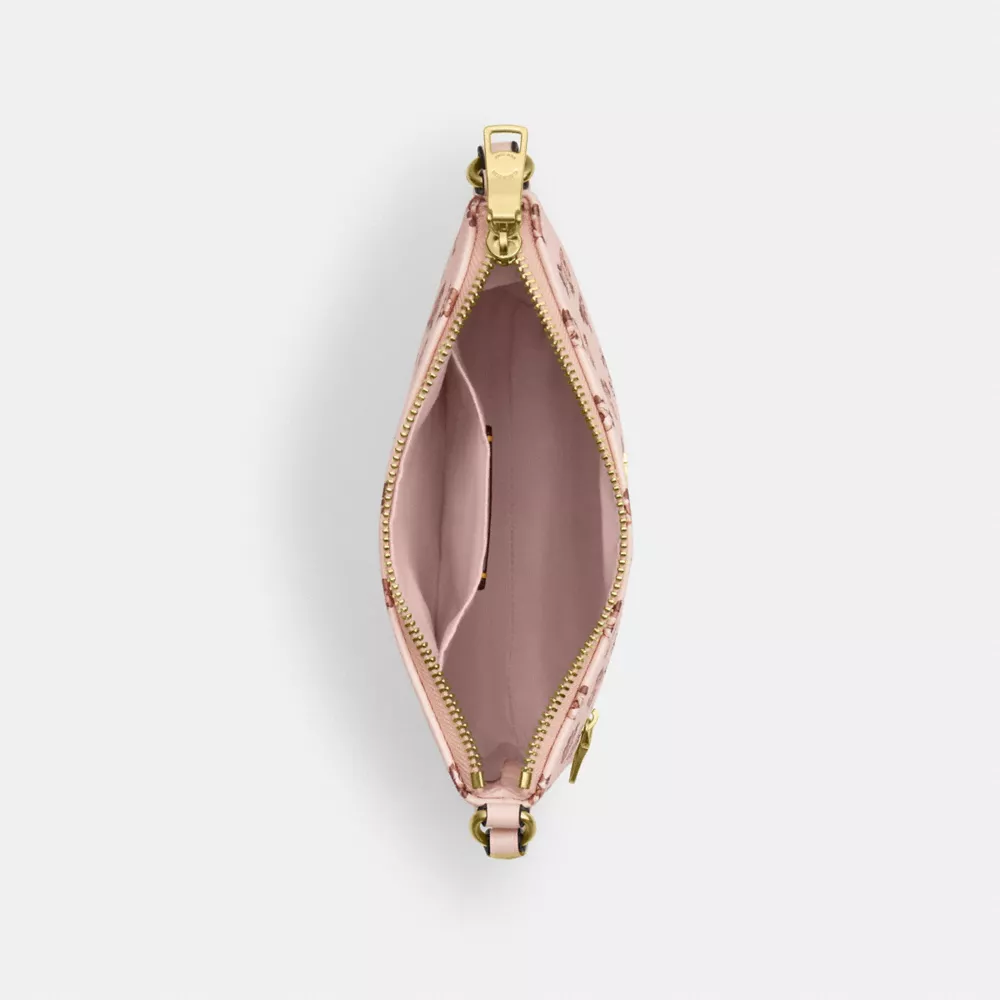 Mini Rowan File Bag With Rose Print