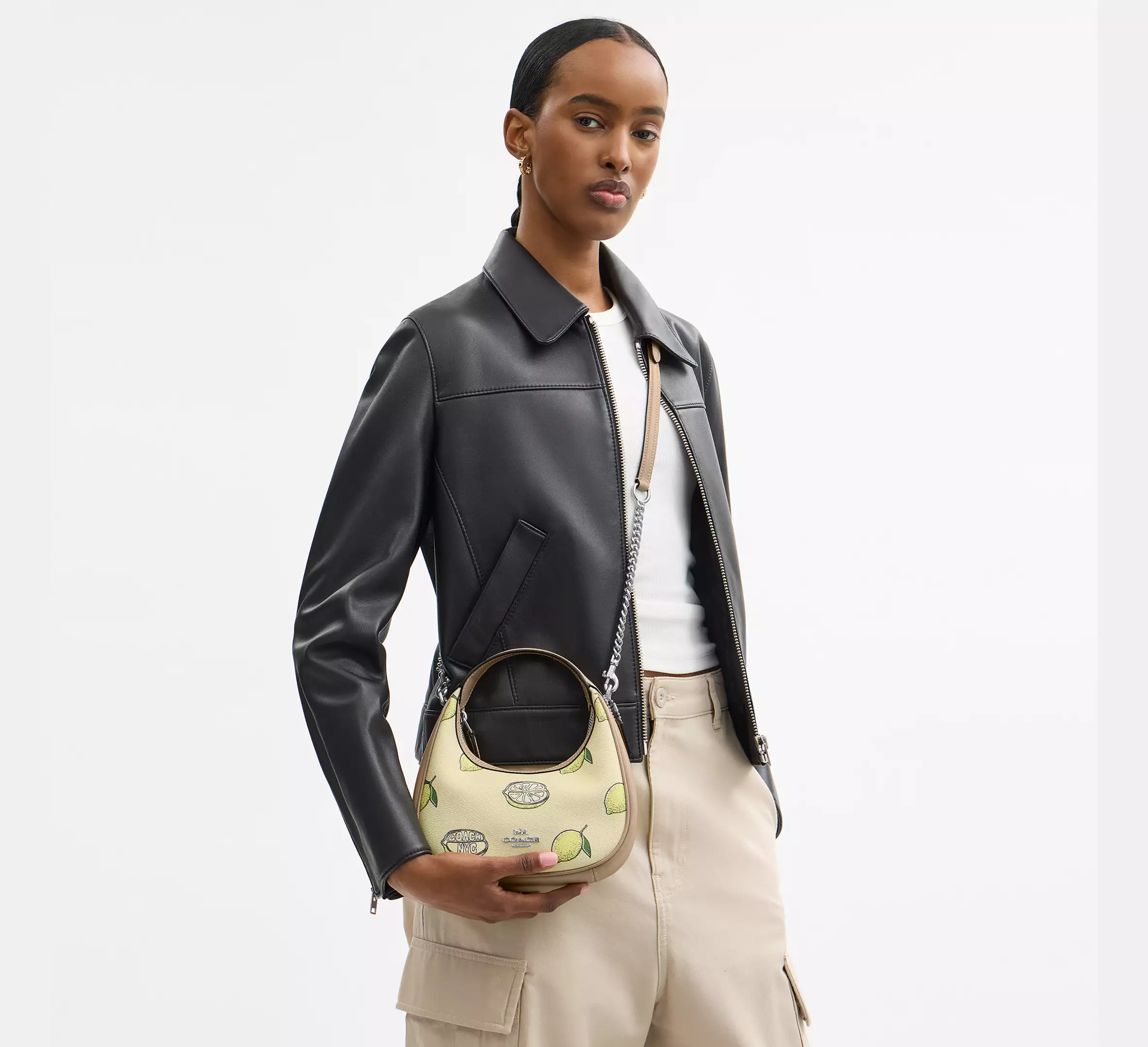 Carmen Mini Crossbody Bag With Lemon Print