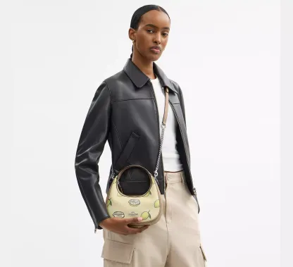 Carmen Mini Crossbody Bag With Lemon Print