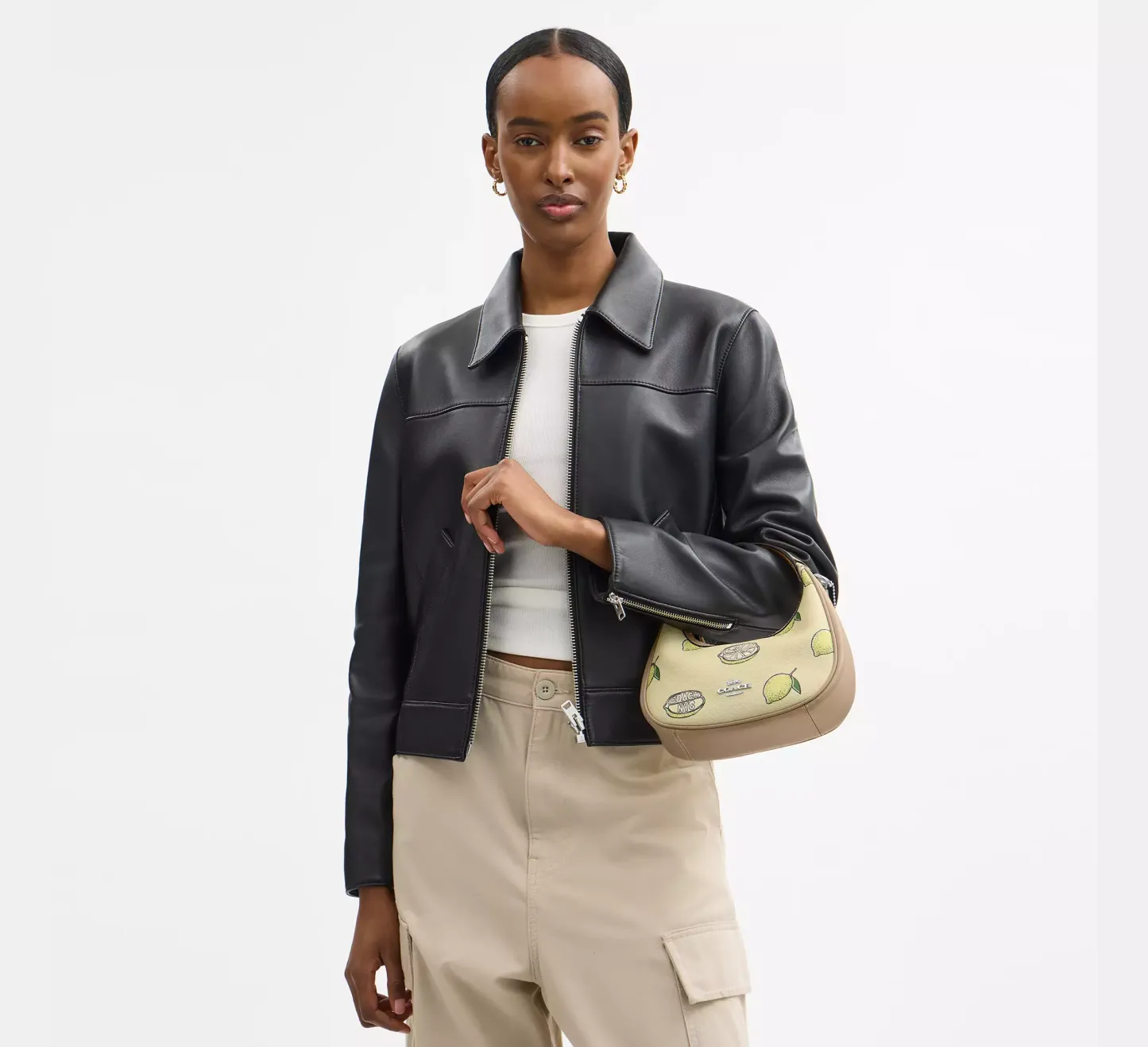 Carmen Mini Crossbody Bag With Lemon Print