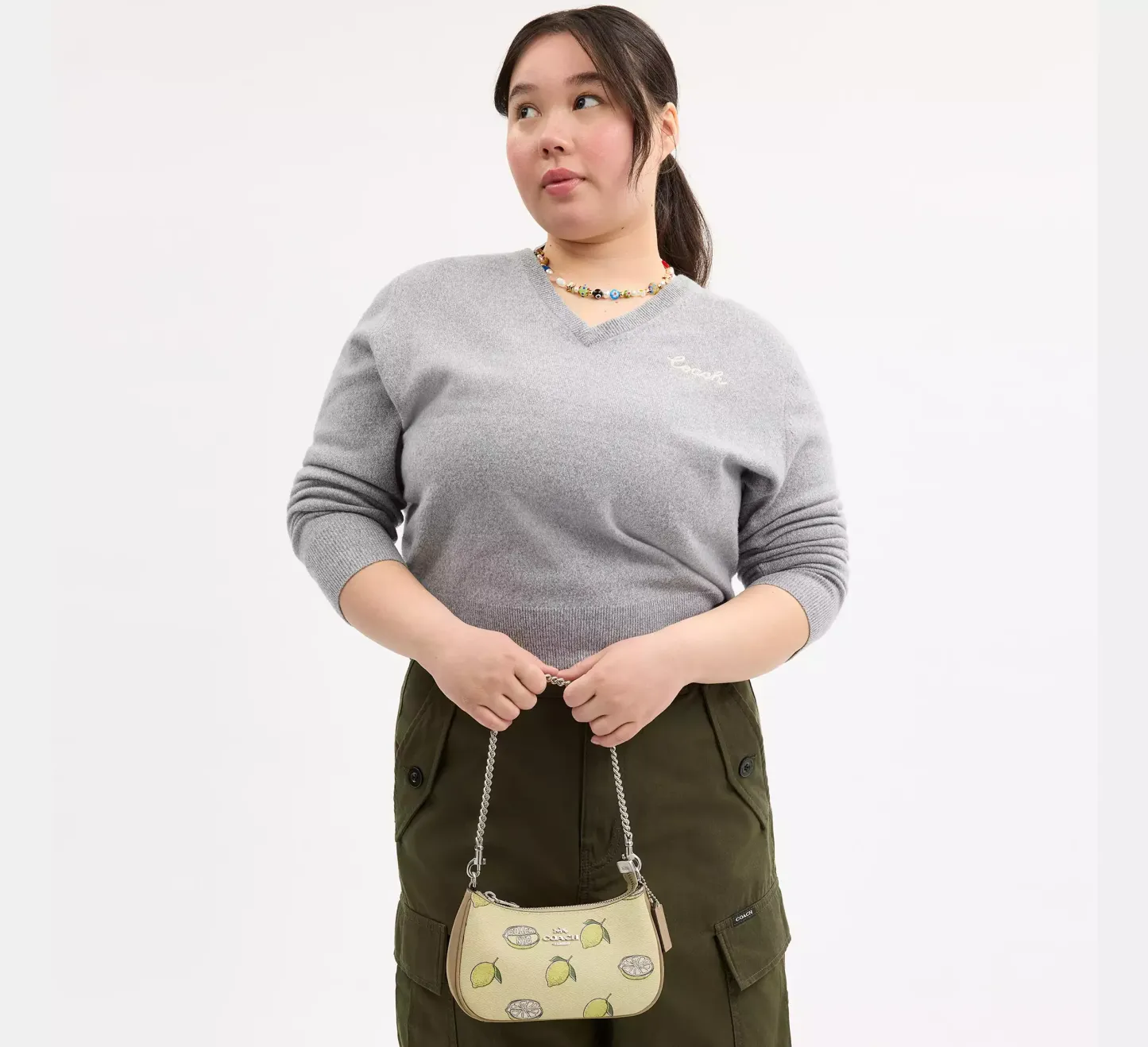Teri Mini Crossbody Bag With Lemon Print