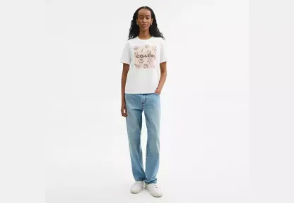 Shell Signature Square Classic T Shirt In Organic Cotton