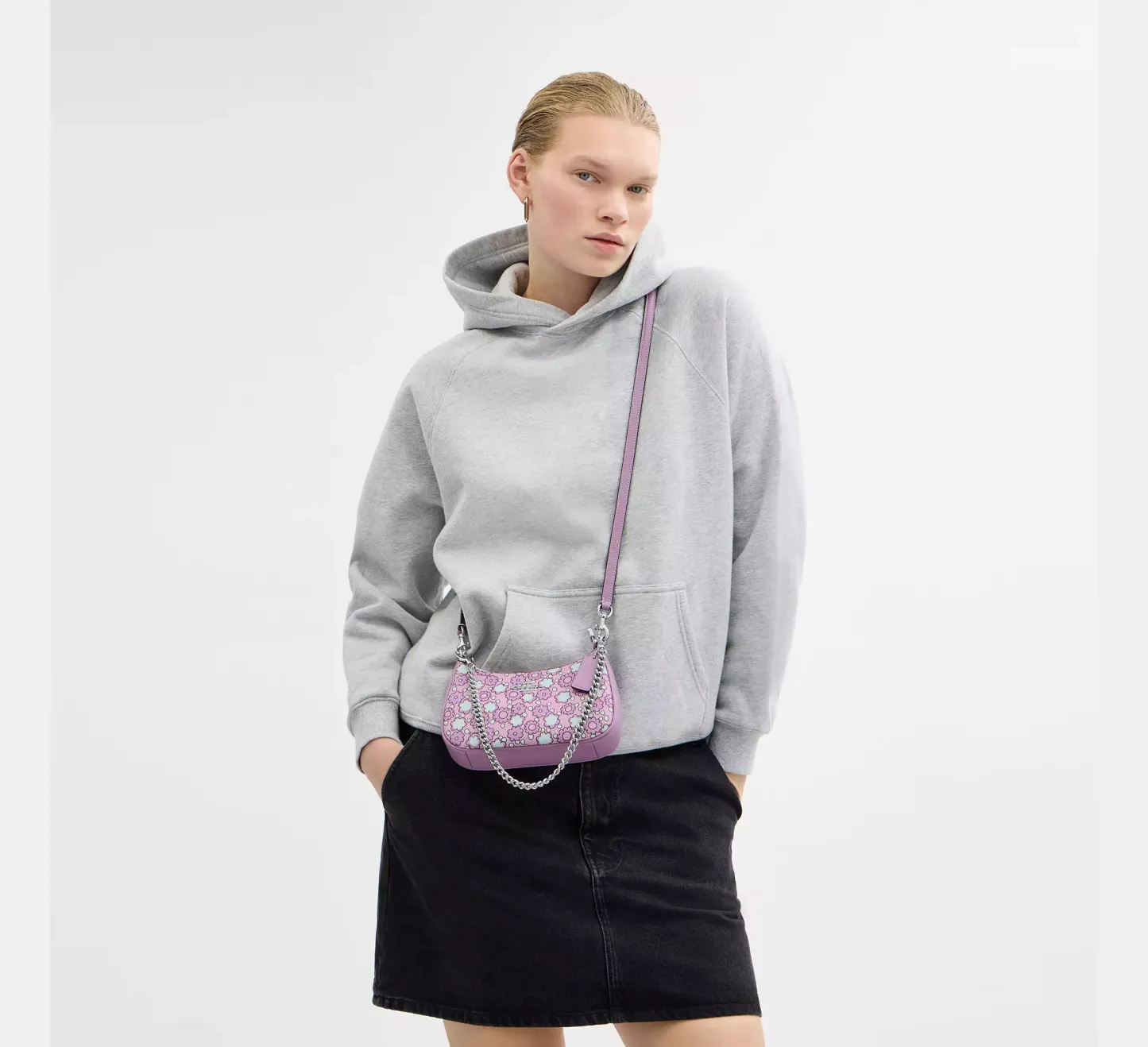 Teri Mini Crossbody Bag With Floral Print