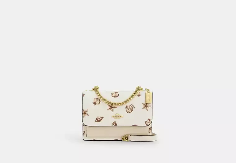 Mini Klare Crossbody Bag With Shell Print