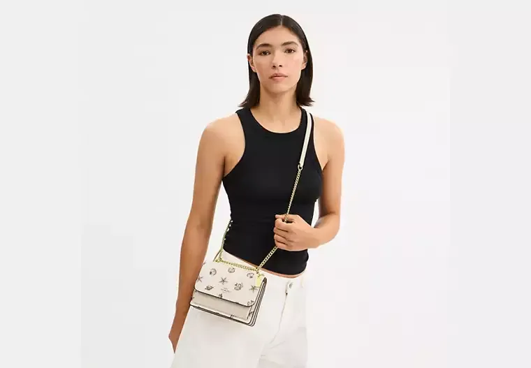 Mini Klare Crossbody Bag With Shell Print
