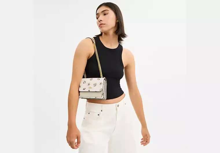 Mini Klare Crossbody Bag With Shell Print