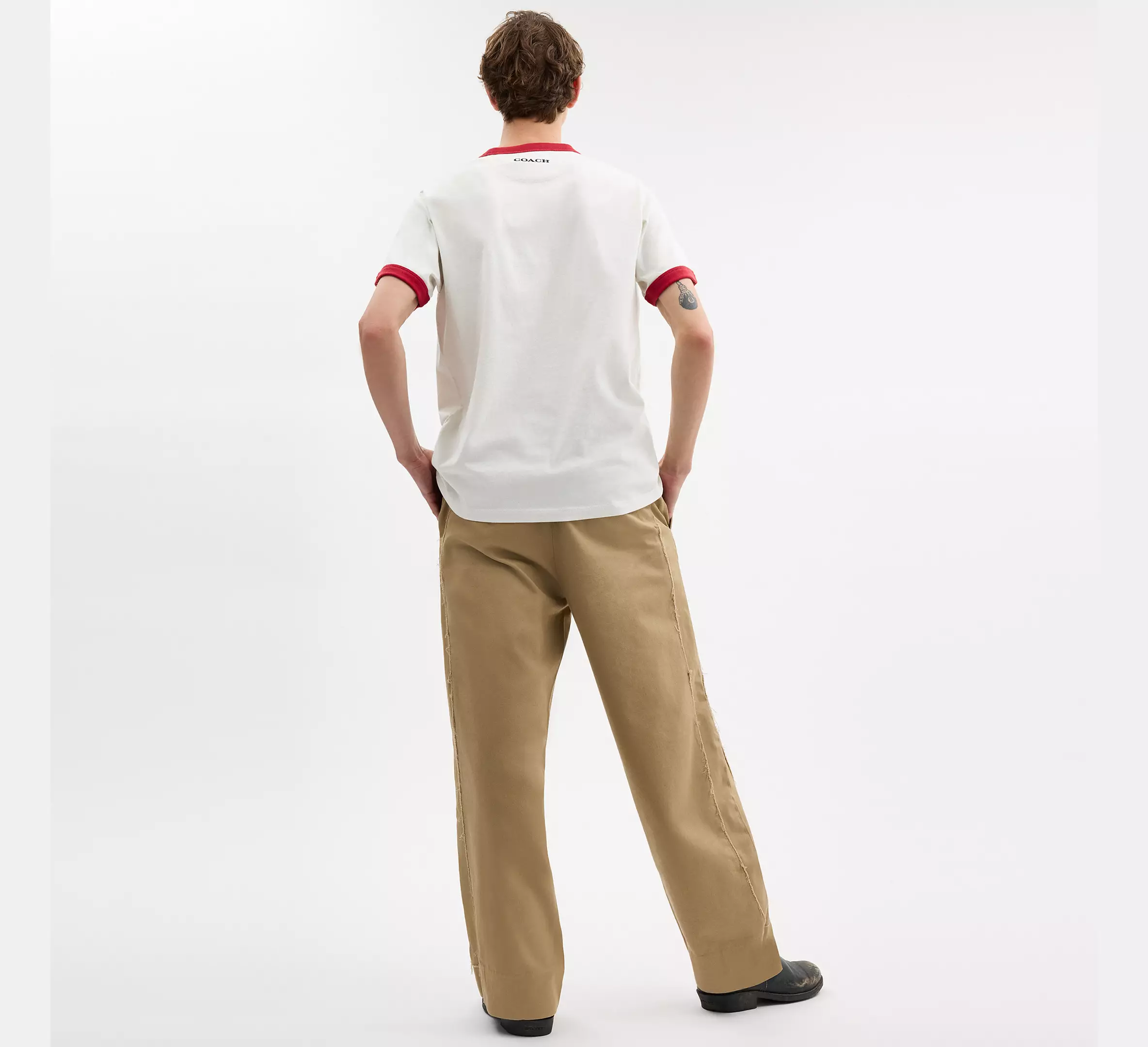 Cothtach X Peanuts Ringer T Shirt In Organic Cotton