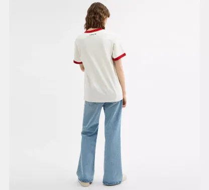 Cothtach X Peanuts Ringer T Shirt In Organic Cotton