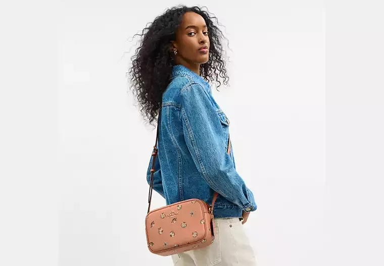 Jamie Camera Bag With Shell Print