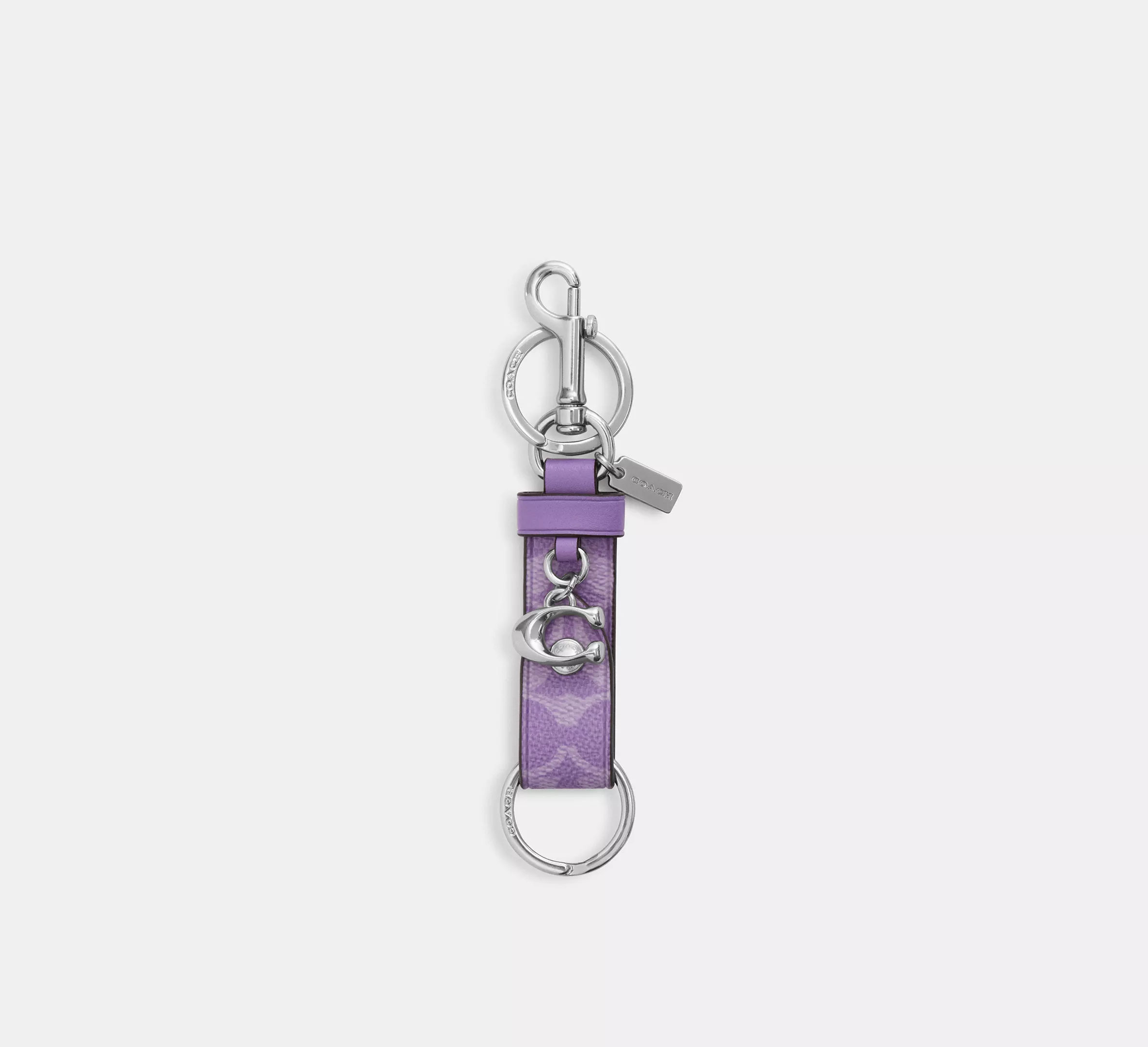 Trigger Snap Bag Charm In Signature Canvas With Charm